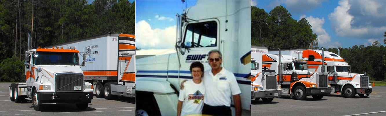 Truck Driving School Graduate Barry and Susan Mello: June 2001