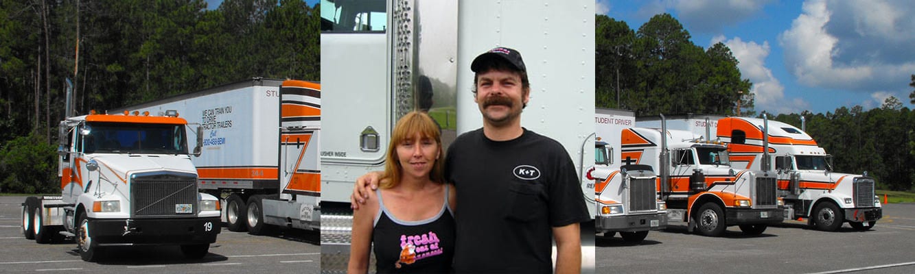 Truck Driving School Graduates Tony and Kathy Bailey: October 2006