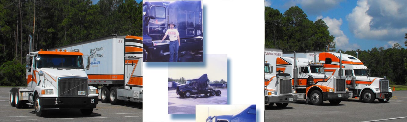 Truck Driving School Graduates Robert and Ruth Page: April 2003