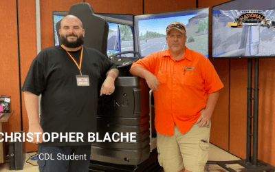 Truck Driving School Graduate Christopher Blache