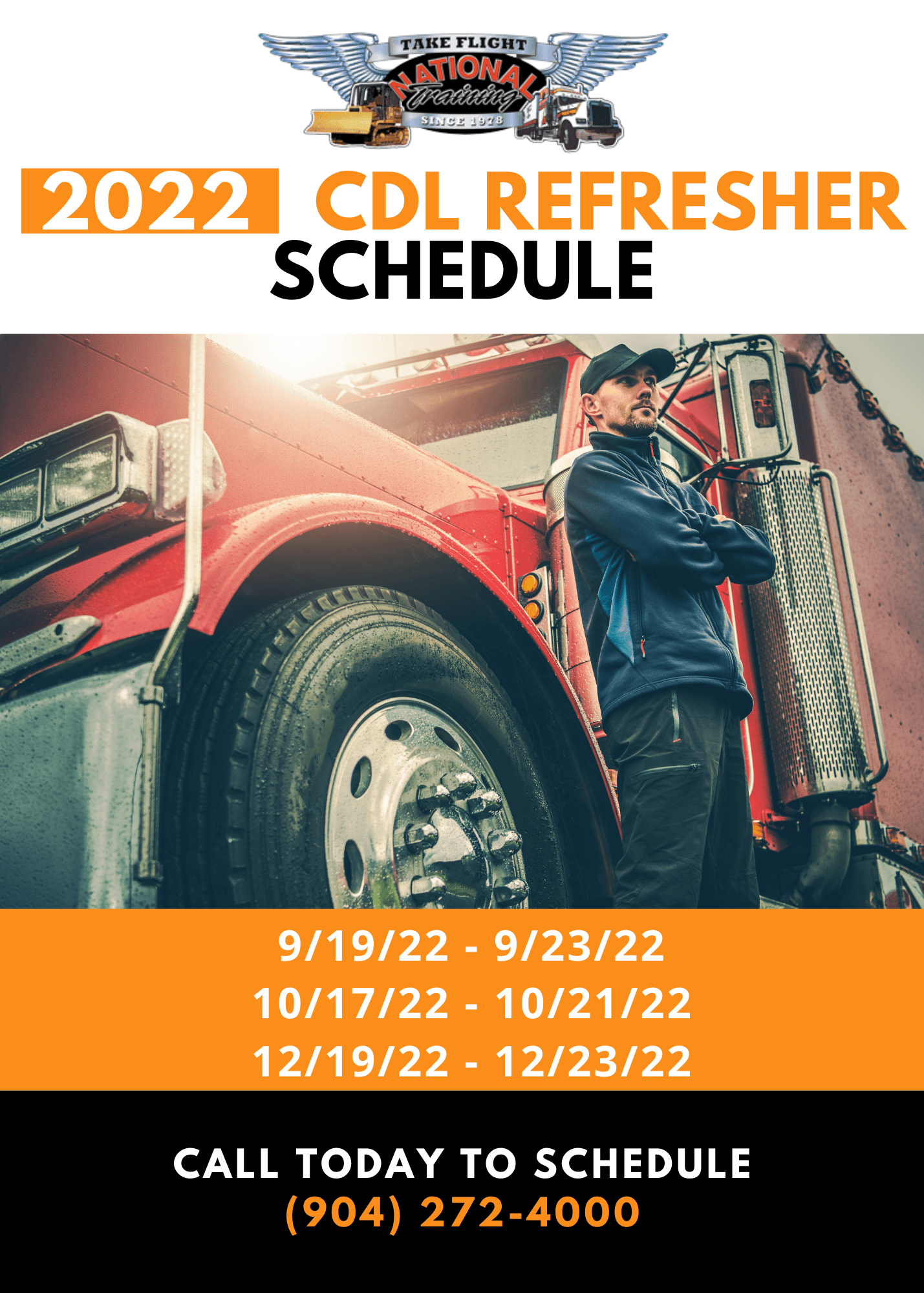 CDL Refresher Course Schedule